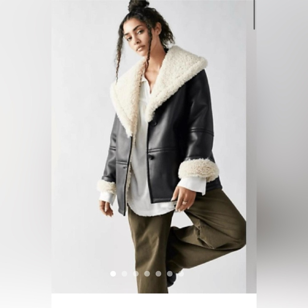 Free People Faux Fur Coat